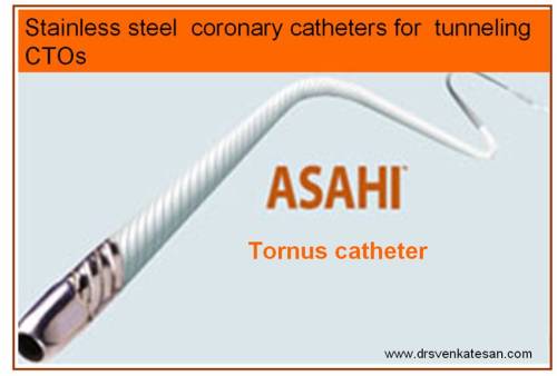 asahi tornus coroanry cto catheter chronic total occlusion