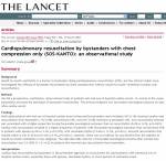 cpr hands only cpr lancet&nbsp;ilcor