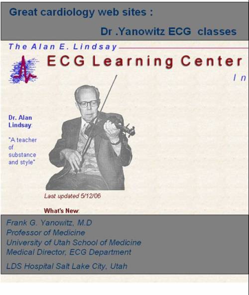yanowitz great cardiology ecg website