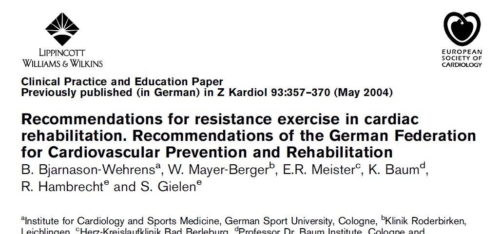 exercise training in cardiac failure