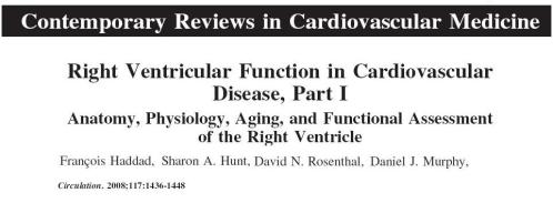 Right ventricle structure and function: A review | Dr.S.Venkatesan MD