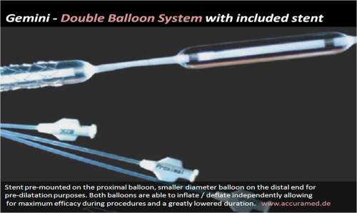 GEMINI DOUBLE BALLON STENT ACCURAMED 2