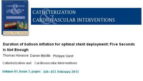 cci journal ptca pci balooln inflation time