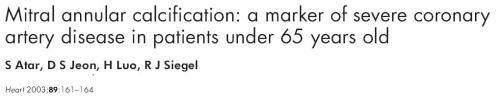 mitral annular calcification mac cad link