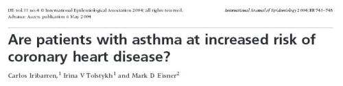 bronchial asthma and cad