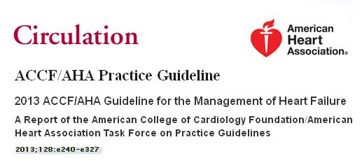 acc aha  accf guidelines chf 2013