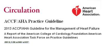 acc aha  accf guidelines chf 2013