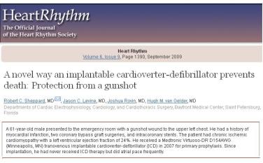 Bullet proof ICD jacket saves life