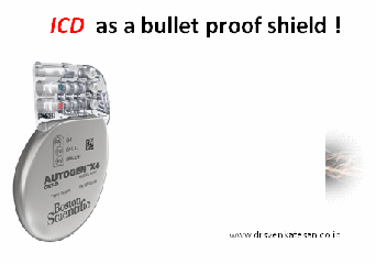 ICD acts like a bullet proof jacket
