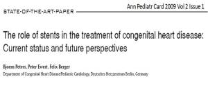 stenting in congenital heart disease