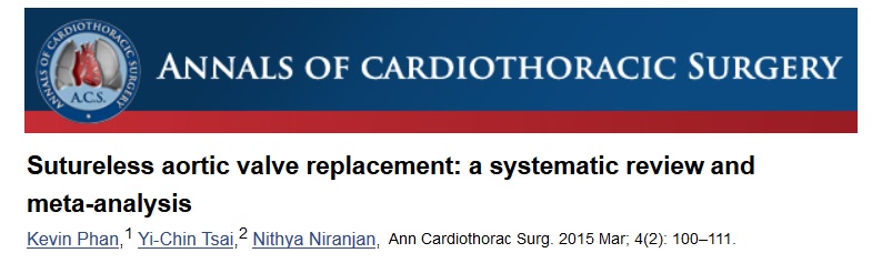 tavr tavi avr surture less future of avr metaanalysis phan