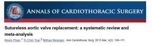 tavr tavi avr surture less future of avr metaanalysis phan